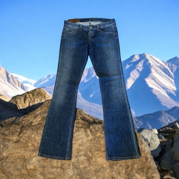 House of Dereon Denim - House of Dereon Women’s Y2K Vintage Wide Leg Jeans Blue Size 30/30